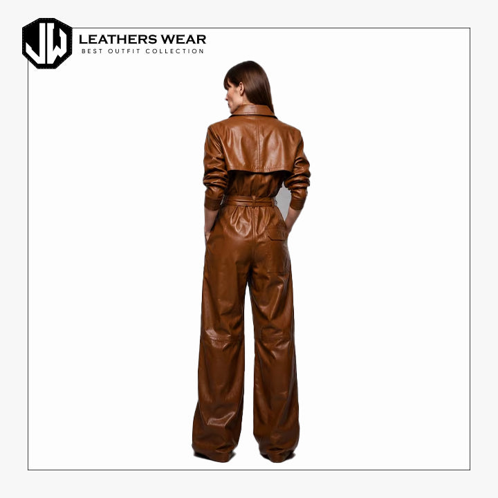 Leatherette Jumpsuit