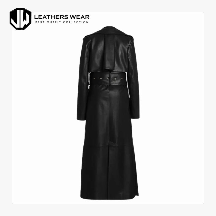 Long Black Trench Coat Womens