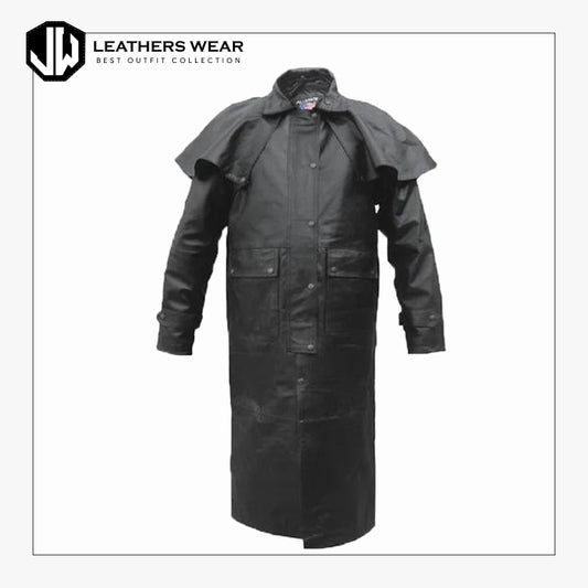Long Duster Coat Leathers Wear