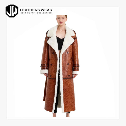 Long Shearling Coat