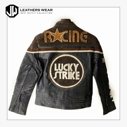 Lucky Strike Racing Leather Jacket