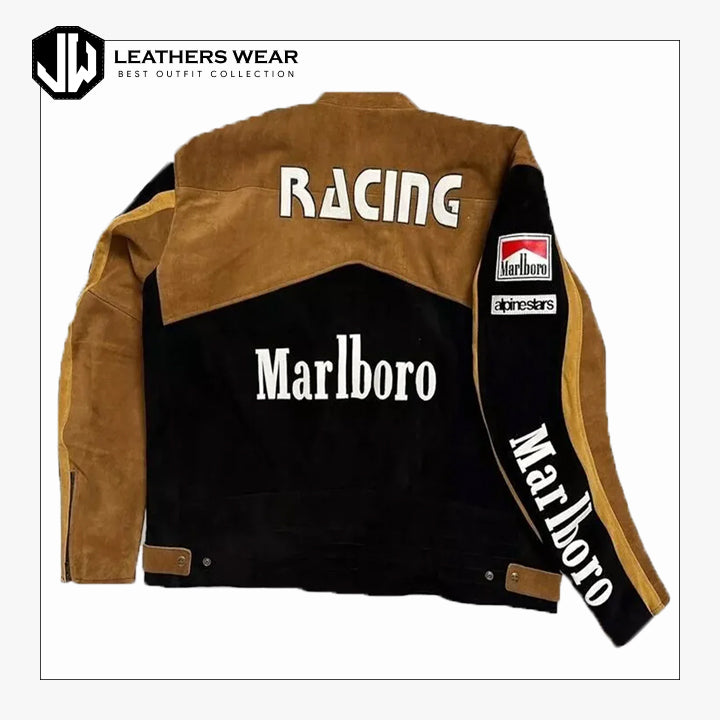 Marlboro Vintage Racing Leather Jacket Leathers Wear