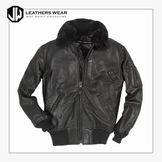 Men Air Force Leather Flight Jacket