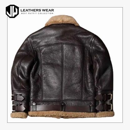 Men Sheepskin RAF Leather Jacket