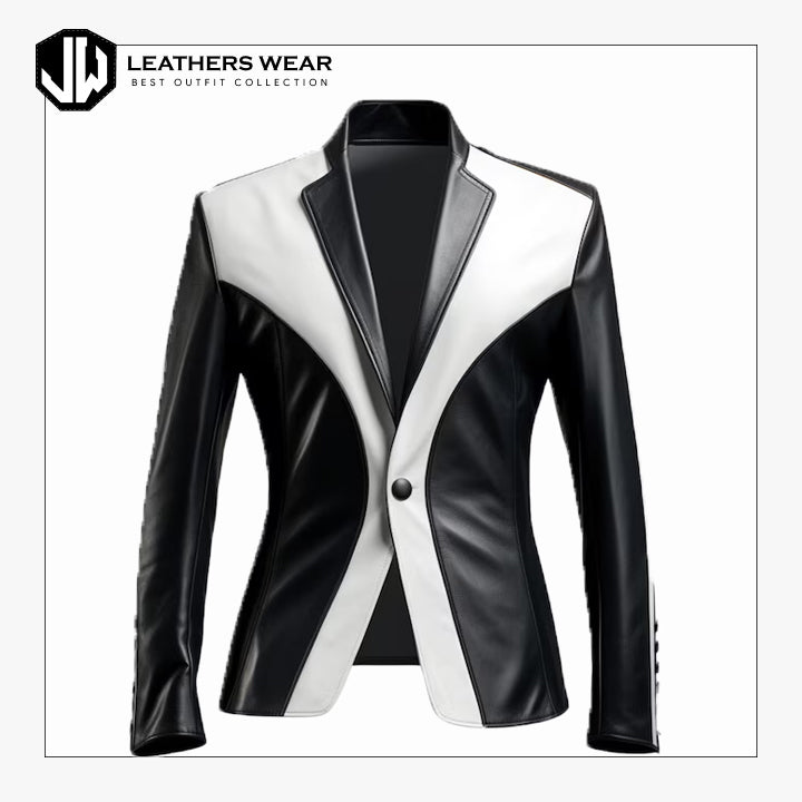 Men's Lambskin Leather Blazer