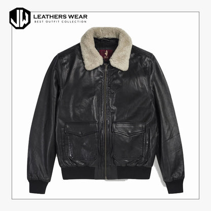 Mens Aviator Jacket Leather