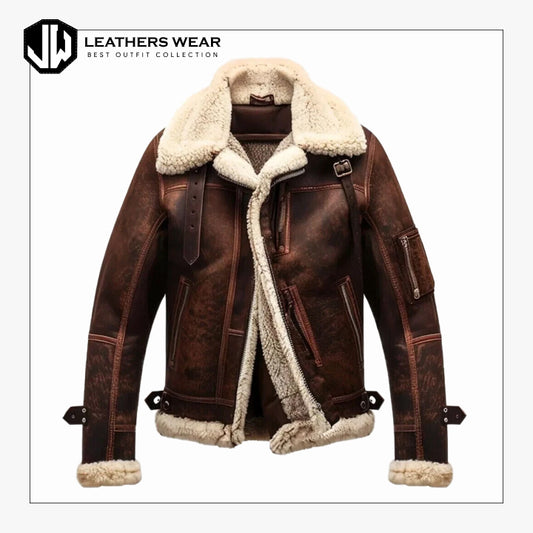 Mens B3 Aviator Bomber Jacket