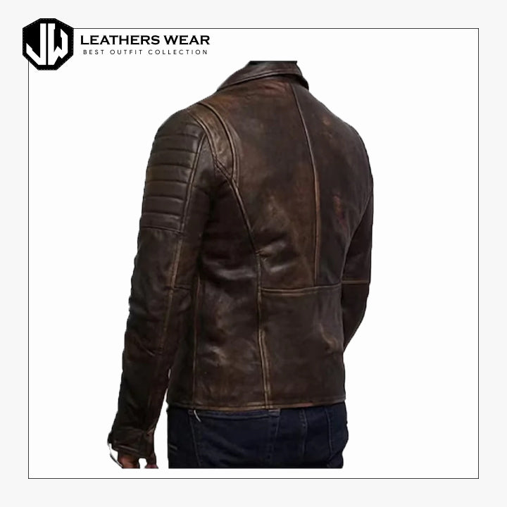 MensBikerCafeRacerLeatherJacket1