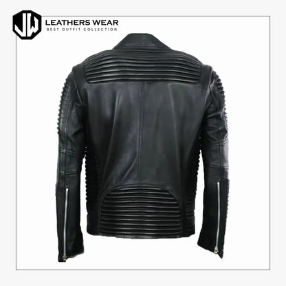 MensBlackMotorcycleLeatherJacket1