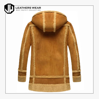 Mens Designer Shearling Coat