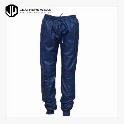 Mens Faux Leather Trousers