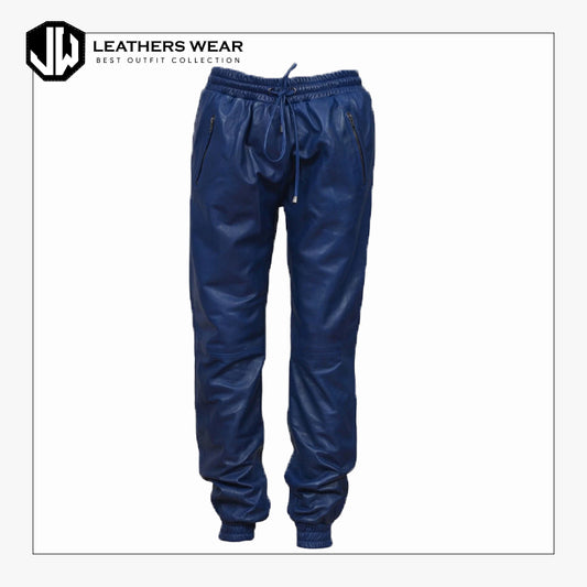 Mens Faux Leather Trousers