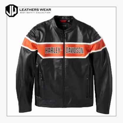 Mens Harley Davidson Trenton Leather Jacket