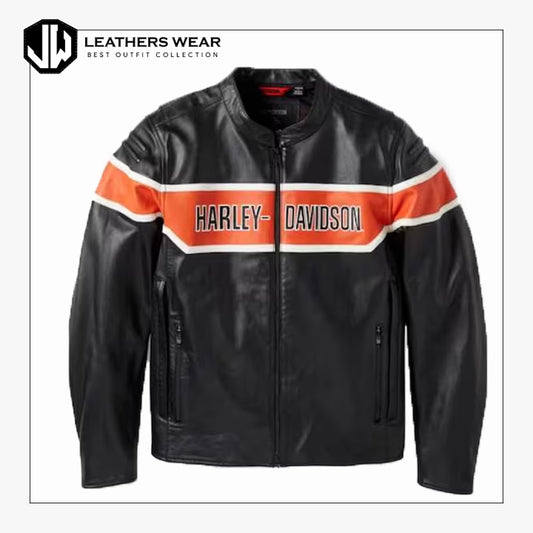 Mens Harley Davidson Trenton Leather Jacket