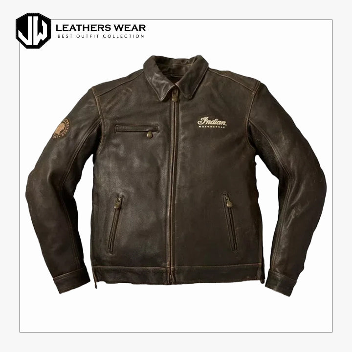 Mens Indian Motorcycle Riding Jacket