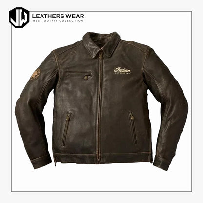 Mens Indian Motorcycle Riding Jacket