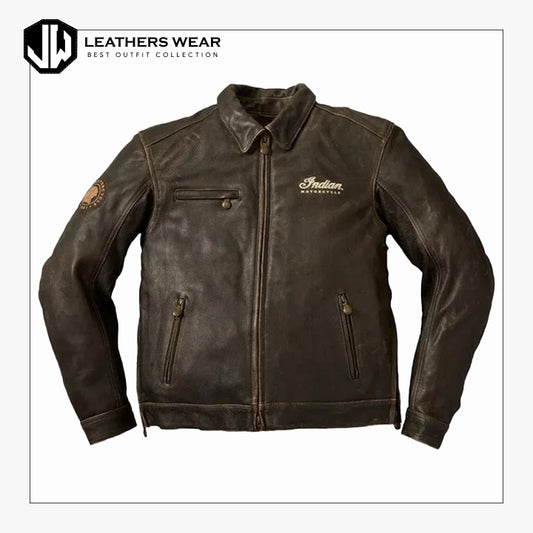 Mens Indian Motorcycle Riding Jacket