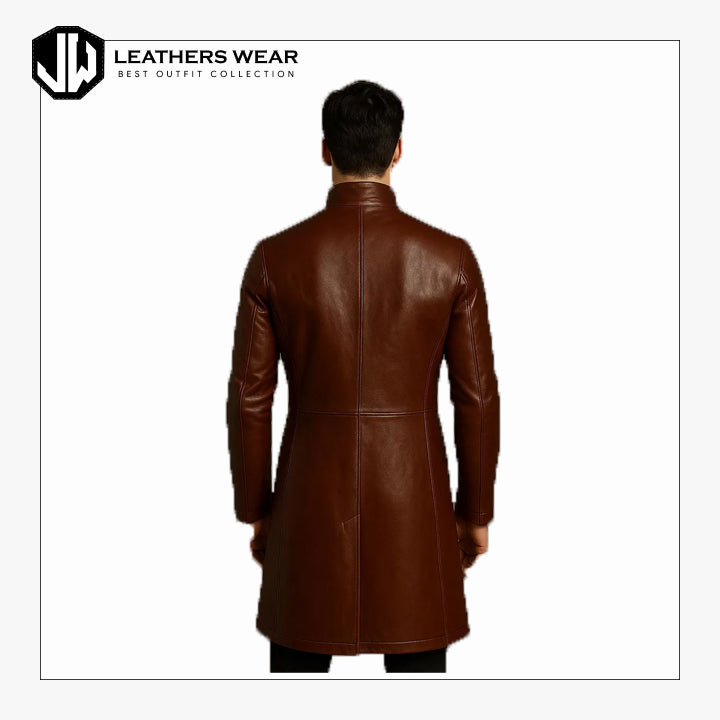 Mens Leather Duster