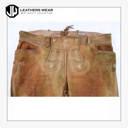 Mens Leather Shorts
