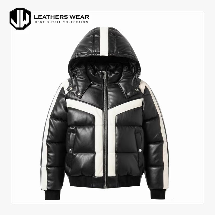Mens Puffer Jacket with Hood