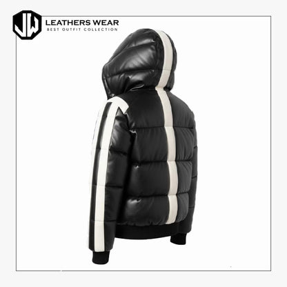 Mens Puffer Jacket with Hood