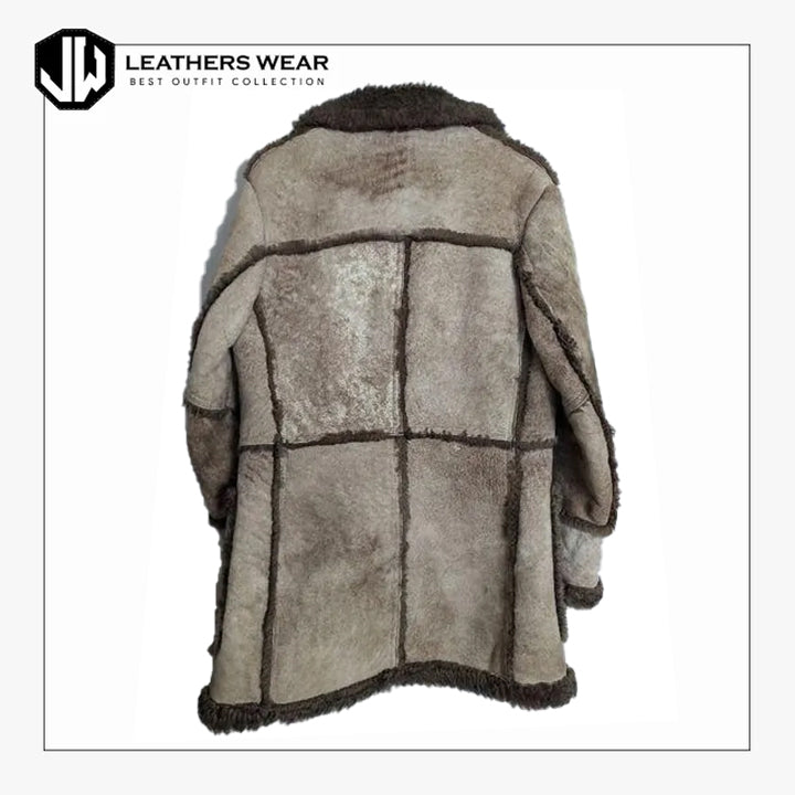 Mens Shearling Overcoat