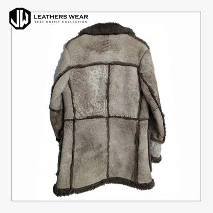 Mens Shearling Overcoat