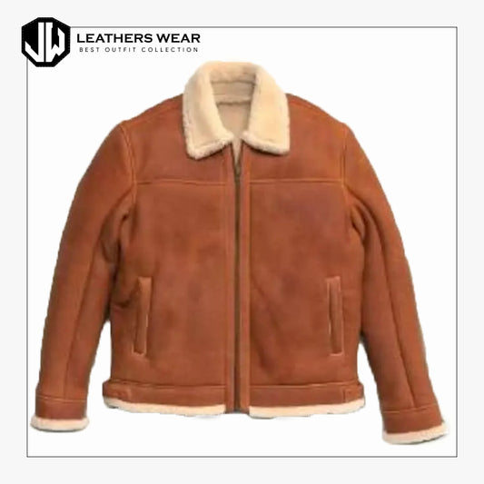Mens Sheepskin Bomber Jacket