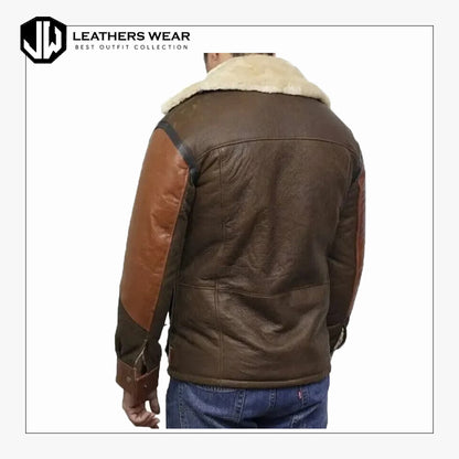 Mens Sheepskin Leather Jacket