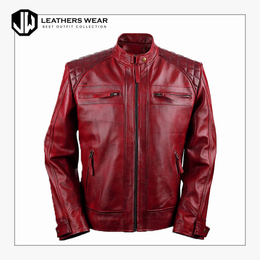 Mens Slim Fit Classic Red jacket