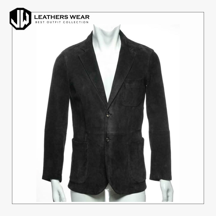 Mens Soft Leather Blazer