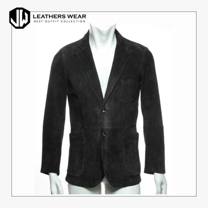 Mens Soft Leather Blazer