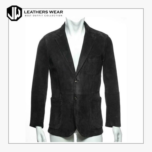 Mens Soft Leather Blazer