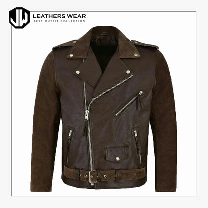 Mens Suede Leather Jacket