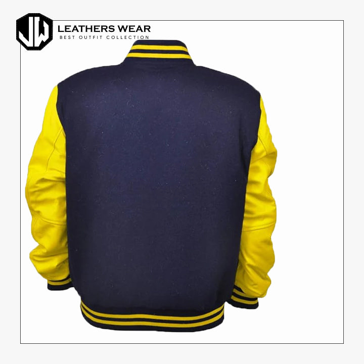 MensVarsityLeatherblueJacket1