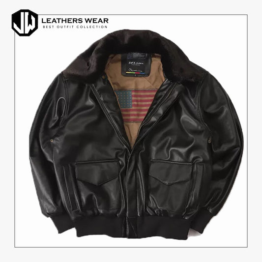 Mens Winter Bomber A2 Jacket