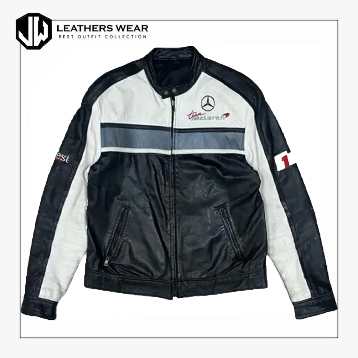 Mercedes Benz F1 Leather Jacket