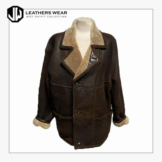 Natural Men's Shearling Coat