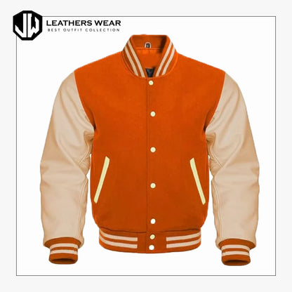 OrangeVarsityJacket