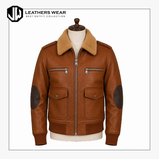 Pilot Flight Leather Jacket