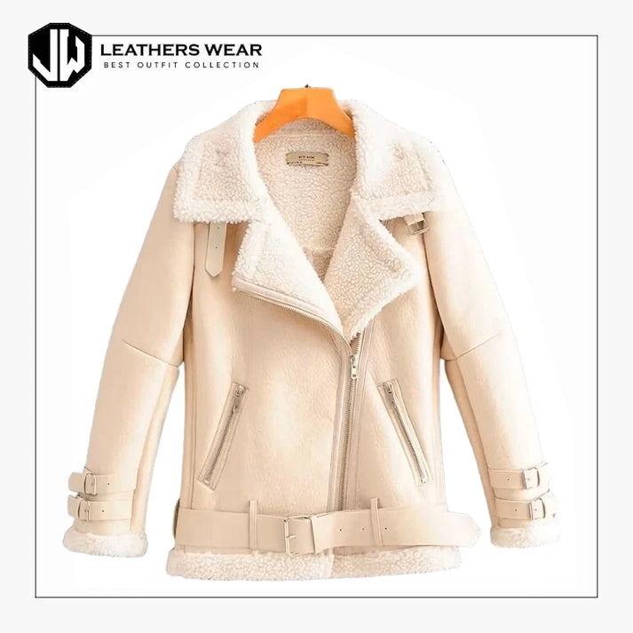 Pink B3 Bomber Genuine Leather Jacket