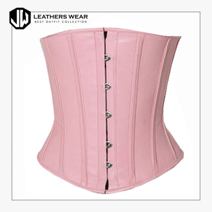 Pink Leather Corset