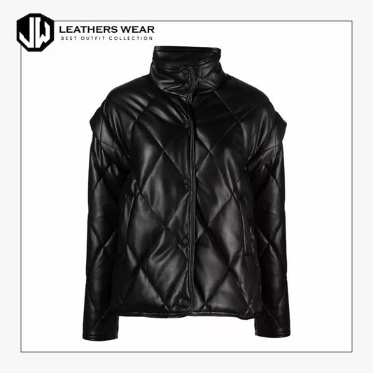 Pure Lambskin Quilted Winter Jacket