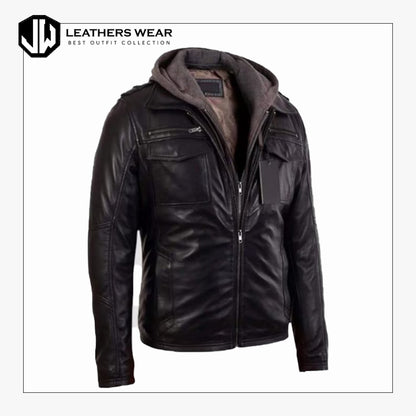 Real Leather Biker Jacket