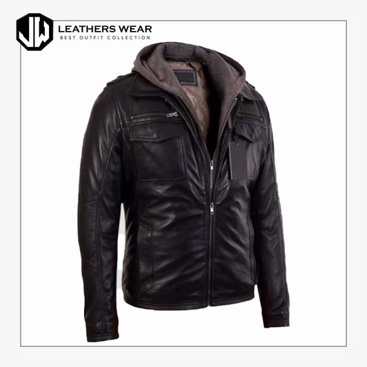 Real Leather Biker Jacket