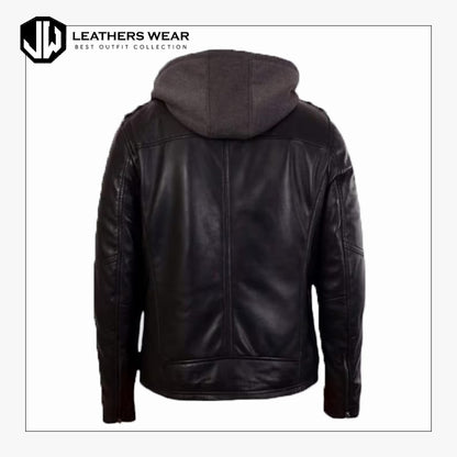 Real Leather Biker Jacket