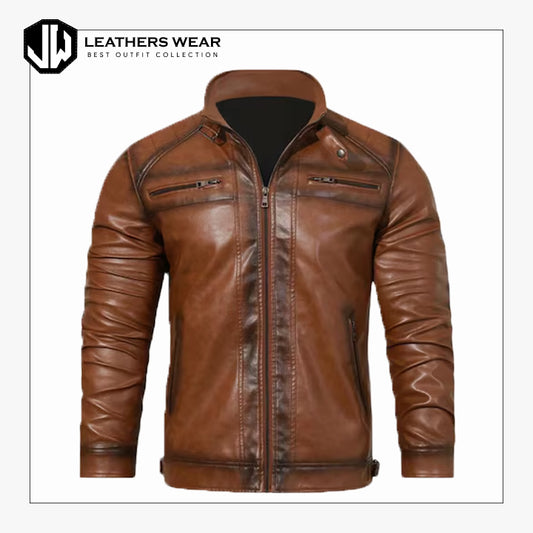Real Leather Jacket Mens
