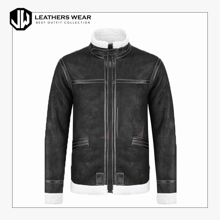 Real Sheepskin Jacket Mens