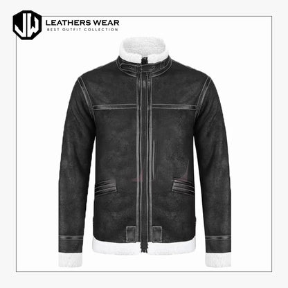 Real Sheepskin Jacket Mens