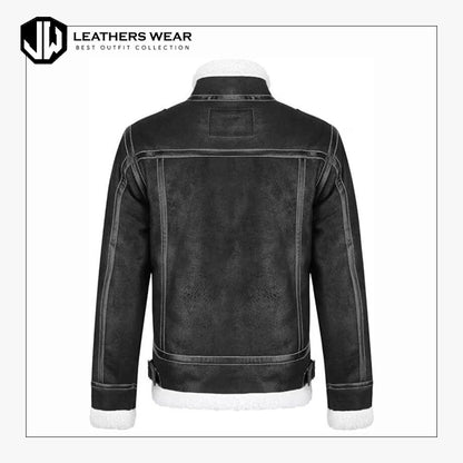 Real Sheepskin Jacket Mens
